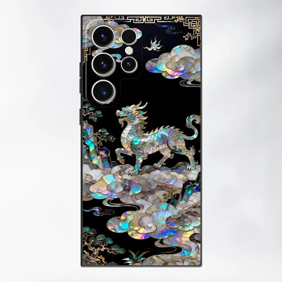 Case for Samsung Galaxy S26 S20 S23 S24 Plus Note 20 Ultra 8 9 10 S10 S9 S21 FE S25 Ultra Funda Phone Cover Clouds Dragon Tiger