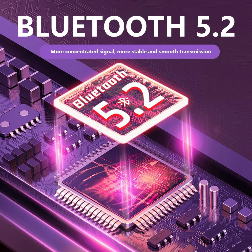 T33 TWS Gaming Headsets Low Latency Bluetooth Earphones Stereo Wireless 5.2 Noise Cancellation Touch Control Headphones