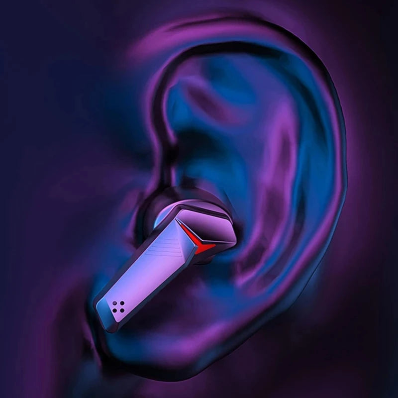 T33 TWS Gaming Headsets Low Latency Bluetooth Earphones Stereo Wireless 5.2 Noise Cancellation Touch Control Headphones