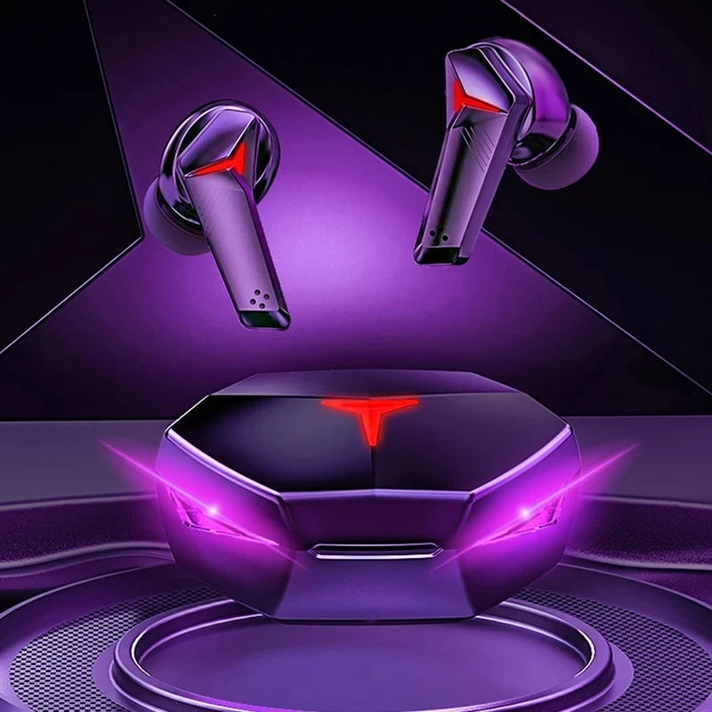 T33 TWS Gaming Headsets Low Latency Bluetooth Earphones Stereo Wireless 5.2 Noise Cancellation Touch Control Headphones